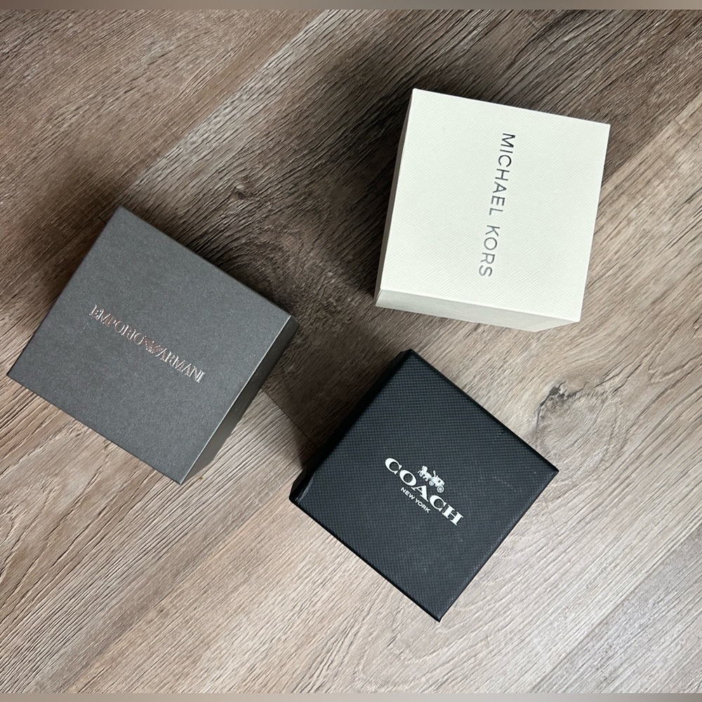 Watch boxes Michael kors ,coach,emporia Armani
